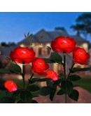 Градинска лед соларна лампа Роза